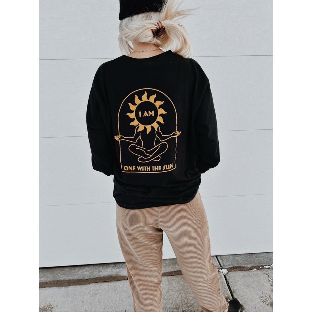 One With The Sun Graphic Sweatshirt